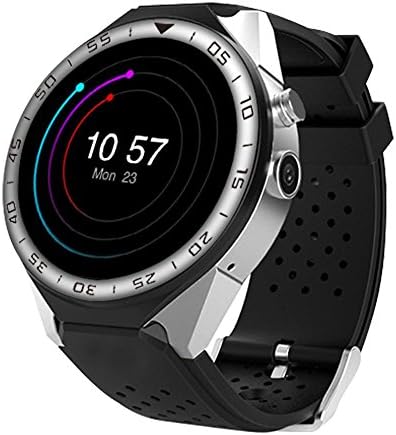 New S99C Smart Watch Android 5.1 GPS Locate Large Memory 1G + 16GB Support WiFi HD Camera Nano SIM Card for Android Wrist Watch Phone Support for iOS 8.0 and Android 4.4 , silver