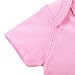JIAJIA Cute Baby Girl Pink Cotton Short Sleeve One Piece Romper 3-6 Months
