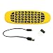 Produktbild Woowo 2.4G Wireless C600 Fly Air Mouse Gaming Keyboard Multi-Function Remote Control for Android TV Yellow