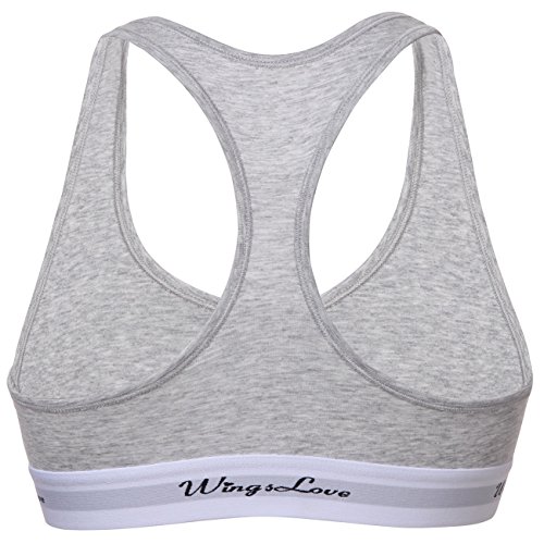 Wingslove Damen Klassische BHs underwear Bustier ohne Bügel Büstenhälter - 4
