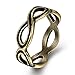 Produktbild Good dress-ring Pop-Ball-Zink-Legierungs-Geometrischer Flacher Ring-Weinlese-Ring-Mode-Tendenz-Ring-Geometrischer Muster-Ring Der Frauen, Überzogene antike Bronze, 6