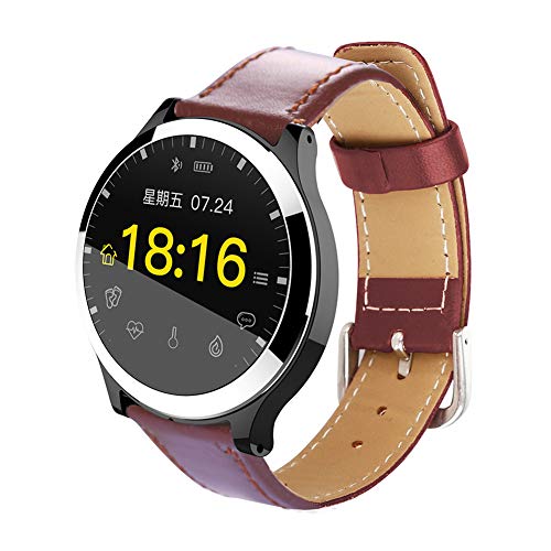 WATCH GYQ@ Smart bracelet round screen ECG blood pressure heart rate multi-sports mode caring for relatives and friends