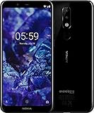 Nokia 5.1 Plus Smartphone (14,73 cm (5,8 Zoll) HD+ Display, 13 MP + 5 MP Dual Rückkamera, 8 MP Frontkamera, 32 GB interner Speicher, 3 GB RAM, Dual-Sim) gloss schwarz