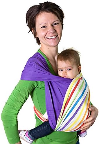 Babytuch – the baby sling without knots | no wrapping, no tying - totally easy to handle | one size fits for newborns and toddlers | Summermeadow (4)