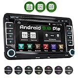 2 DIN Standard Einbaugröße + Anschlüsse für Subwoofer, Rückfahrkamera & Lenkradfernbedienung + inklusive WiFi- und GPS-Antenne + Beleuchtungsfarben: rot, blau, türkis, gelb, grün, rot, lila, weiß uvm.