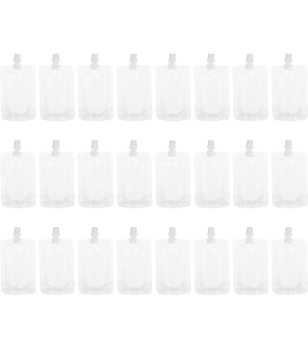 Lot De 100 Sachets Réutilisables 250 Ml (10x16.5 Cm) - Pour Jus, Smoothies, Thé, Pique-nique