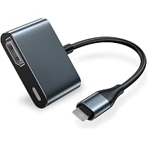 D45 3 in 1 cavo convertitore HDMI VGA 3.5 audio nero