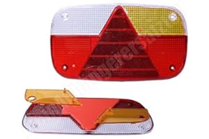 meinAnhängerersatzteil - Aspöck Multipoint 3 Lichtscheibe Ersatzglas für Rückleuchte links & rechts