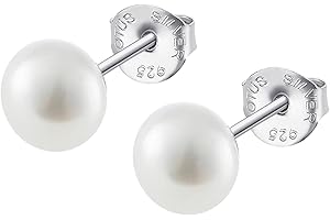 LOTUS SILVER Pendientes Mujer Plata de ley 925 LP3858-4/1 - Perla Cultivada - Ligeros, Cómodos y Resistentes - Cierre Seguro de Presión - Special Prices - Aretes Mujer