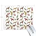 Produktbild COOSUN Hundezucht-Mouse-Pads Anti-Rutsch-Gummi Rückfolie Gaming Mouse Pad Mat M Mehrfarbig