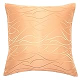 Silva Damask Square Cushion Cover, 50 x 50 cm, Selection of Colours apricot