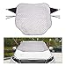 Produktbild Ting-Times Protector Car Windshield Snow & Ice Cover,Magnetic Frost Wiper Visor Protector,All Weather Winter Summer Auto Sun Shade for Cars Trucks Vans and SUVs - Silver (57" X 48.50")