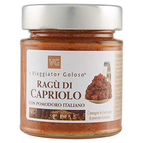 Il Viaggiator Goloso Ragu' di Capriolo con Pomodoro Italiano - 145 g