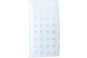 MUHWA Portaprovette multi-funzionale Provetta Holder Plastica provette multifunzione 4 WAY provette di plastica (bianco)