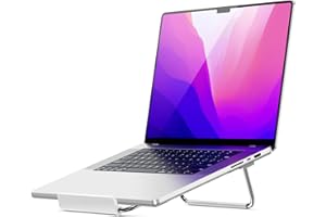 UGREEN Supporto Laptop Pieghevole, Porta Laptop Portabile in Metallo Compatibile con MacBook Pro/Air, HP, ASUS ed Altri Laptop fino a 11-16 Pollici
