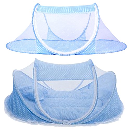 Preisvergleich Produktbild Sharplace 2 Stück Baby Reisebett, tragbare Babys Strandzelt Moskitonetz