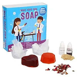 CocoMoco Kids Soap Making Kit DIY Science Activity Kit for Kids, DIY Activity Kit Return Gift for 6-12 Years, 12-14 Years Boys and Girls