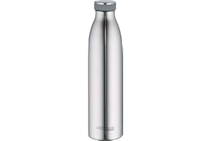 THERMOcafé by THERMOS TC BOTTLE stainless steel mat 1,00l, Isolierflasche aus Edelstahl, kohlensäurefest, 12h heiß 24h kalt, Auslaufsicher, für Schule, Unterwegs & Büro