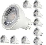8 Watt = 650 Lumen 10er Packung - 8W - LED GU10 -650 Lumen- 230V Lampe Leuchtmittel 8 Watt warmweiss ersetzt spielend einen 50 Watt Halogenstrahler [Energieklasse A++]