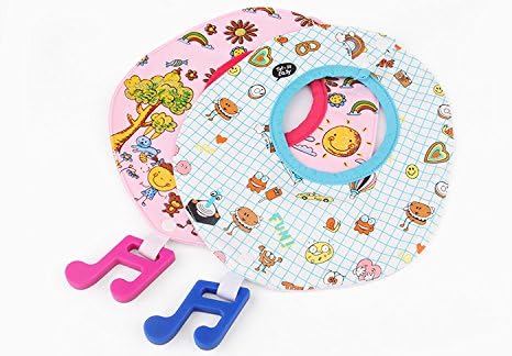 Saron Tech-Waterproof Cotton Bib Easily Wipes Clean Comfortable Soft Baby Bibs Keep Stains Off -Spend Less Time Cleaning after Meals with Babies or Toddlers! Set of 2 Colors( Blue &amp; Pink)