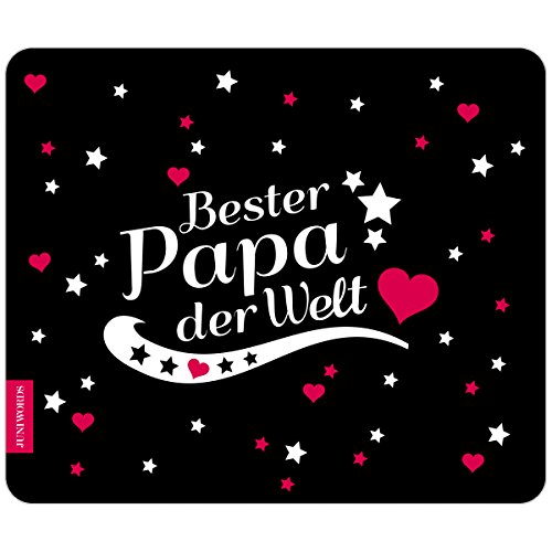 Wandkings Mousepad / Mauspad mit Schriftzug „Bester Papa der Welt“ – Design wählbar – ideales Geschenk für Väter – MOTIV 5 - 2