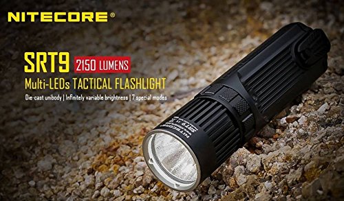 Nitecore SRT9 – 2150 Lumen, rot, blau, grün und UV-Licht - 3
