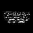 RUIYITECH 5pcs Replacement Fatboy Glass Tank for GeekVape Zeus Dual/Zeus X RTA/Creed RTA (Zeus Dual 5.5-m-l)