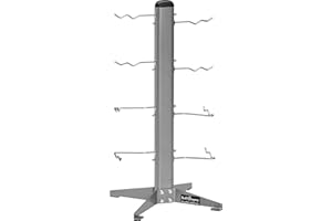 BAD COMPANY PRO 38732/étagère Colonne de qualité studio Blanc – pour un rangement compact de jusqu'à 16 38732 BCA 82