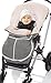 Wallaboo Footmuff, Warm and Cosy Footmuff, for 6 - 36 months, Durable Faux Suede and Soft Sheerling, Cozy and warm, Grey