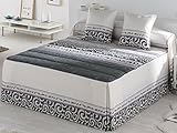 Cama 120/135 Tejidos JVR - Colcha edredón Minos Cama 135 - Color Malva