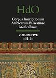 Image de Corpus Inscriptionum Arabicarum Palaestinae: H-I: 5