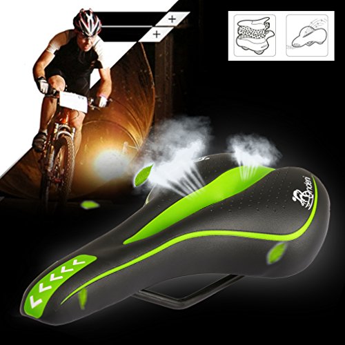 Ondeni® Fahrradsattel Fahrradsitz Tourensattel Fahhrad Sattel Damen Herren Sattelbezug - 4