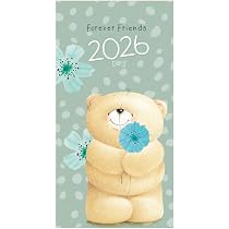 Calendario De Pared 2026 Forever Friends - Formato A4 (21.5x29.7 Cm), Diseño Semanal Con Ositos | Perfecto Para Organizar La Familia
