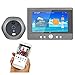 Produktbild Drahtlose Video-Türsprechanlage WiFi Digital Peephole Türspiegel 5 Zoll 720P Infrarot-Nachtsicht-Kamera Walkie-Talkie-Fotoaufnahme Video PIR Dynamic Detection Intelligente Home Security Monitoring
