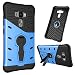 Produktbild Hülle für Asus Zenfone 3 ZE552KL 5.5 inch(360 Drehung Stand), BasicStock Hybride Combo 2 in i Stoßfest TPU+Anti-Kratzer PC Schlagfest Telefon Bumper Tropfen Schützend Armor Handyhülle Schutzhülle(Blau)