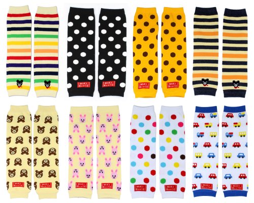 BONAMART ® Baby Boys Girls Tight Socks Knitted Legging Leg Warmer Cute Cartoon Pattern