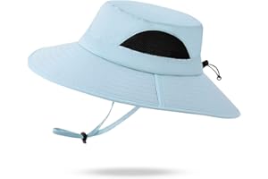 DORRISO Hombres Sombrero de Pescador Mujer Sombrero de Sol Viaje ala Ancha Sombrero para el Sol Proteccion Solar para Sombrero Cómodo Vacaciones Jardinería Gorro de Pesca