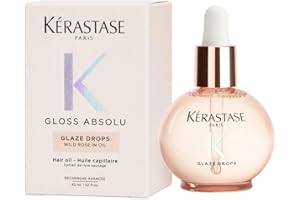 Kérastase Gloss Absolu Hair Gloss Oil Glaze Drops for All Hair Types with Wild Rose 45ml