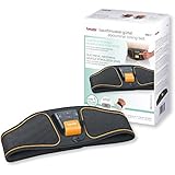 Beurer EM37 - Cinturón electroestimulador abdominal EMS, 5 programas de entrenamiento, intensidad ajustable, pantlla LCD