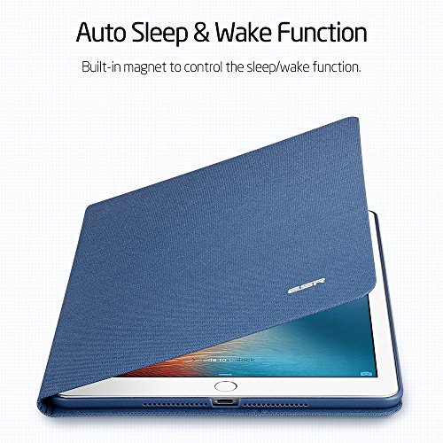 iPad Mini 4 Hülle, ESR® Auto aufwachen / Schlaf Funktion und Einstellbarem Blickwinkel Funktion Schutzhülle für iPad Mini 4 (Himmelblau) - 5