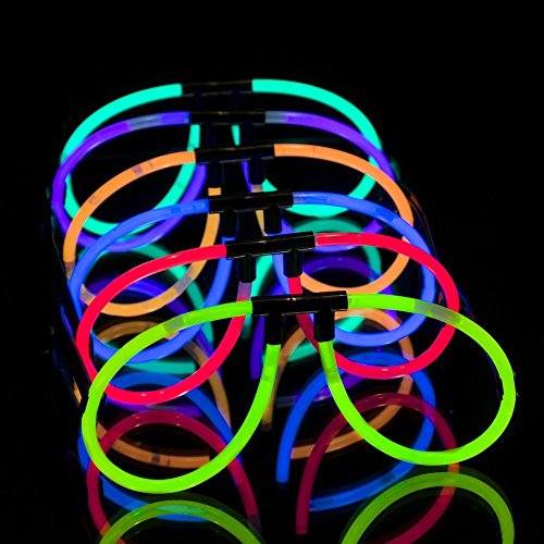 50 leuchtende Knicklichter Brillen - Leuchtbrillen Set (50 Brillen)