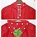 HuntGold Cute Kids Children Boy Girl Rain Coat Outwear Cartoon Hooded Waterproof Raincoat(red)