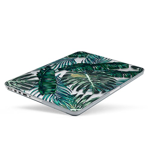 Case MacBook Pro 15 Retina H  lle    iCasso Palm Leaf Ultra Slim D  nn Kratzfeste matt rutschfest Hartschale Kunststoff Schutzh  lle Snap case f  r Ma