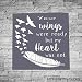 Produktbild Monsety Your Wings were Ready But My Heart was Not Gedenktafel 30,5 x 30,5 cm Made to Order Lost Loved One Schild 30,5 x 30,5 cm Holz Schild Home Wall Art Decoration Sign Gift