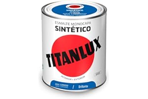 Titanlux - Esmalte sintético, Azul luminoso, 375 ML (ref. 001053938)