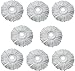 Royal Export Pack of 8 Replacement Head Refill for 360 Rotating Easy Mop Magic Mop Spin Mop Cleaner Duster RS.449.00
