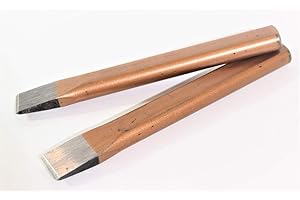 2x RENNSTEIG Maurermeißel Flachmeißel C.V. 200x20 mm flach Meißel Schlagwerkzeug