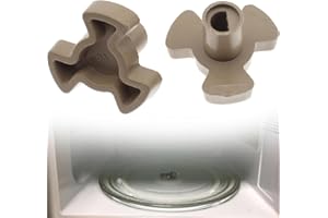 PYEUIFT 2 Pezzi Microonde Piatto Girevole Accoppiatore Forno Supporto della Guida del Rullo della Microonde Accoppiatore per Giradischi Un Microonde Universali per Vassoio Piattaforma Microonde