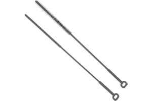 TEAAHA 2 szt. Silikonowa szczotka do butelek, zestaw do czyszczenia słomek, bardzo długa, podwójnie zakończona miękka silikonowa szczotka do butelek dla niemowląt, butelek na wodę, termosów, butelek