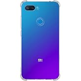 KZY İletişim Xiaomi Mi 8 Lite ile uyumlu ile Uyumlu Kapak K&ouml;şe Korumalı AirBag Antishock Şeffaf Silikon Kılıf